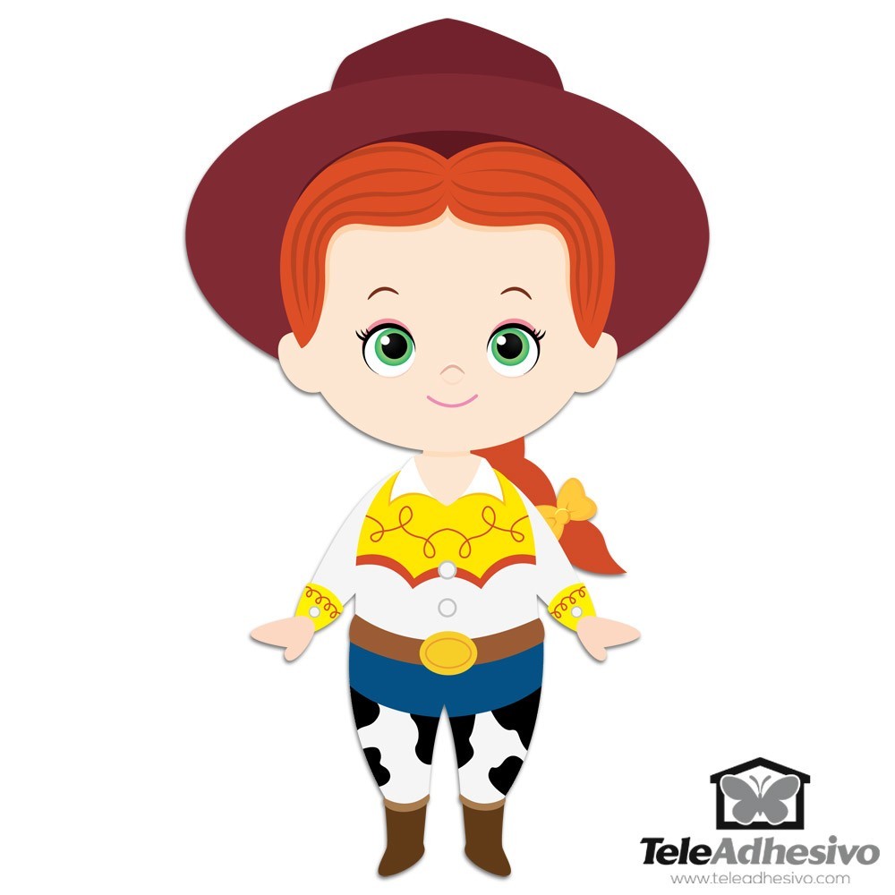 Kinderzimmer Wandtattoo: Das Cowgirl Jessie, Toy Story