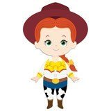 Kinderzimmer Wandtattoo: Das Cowgirl Jessie, Toy Story 6