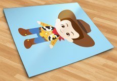 Kinderzimmer Wandtattoo: Sheriff Woody, Toy Story 5