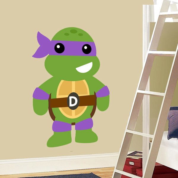 Kinderzimmer Wandtattoo: Donatello Ninja Schildkröte