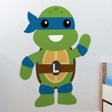 Kinderzimmer Wandtattoo: Leonardo Ninja Schildkröte 3