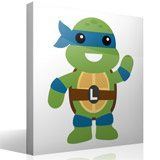 Kinderzimmer Wandtattoo: Leonardo Ninja Schildkröte 4