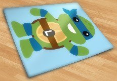 Kinderzimmer Wandtattoo: Leonardo Ninja Schildkröte 5