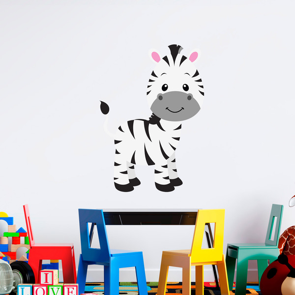 Kinderzimmer Wandtattoo: Zebra kind