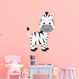 Kinderzimmer Wandtattoo: Zebra kind 5