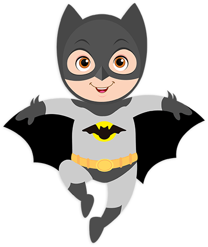 Kinderzimmer Wandtattoo: Batman Fliegen