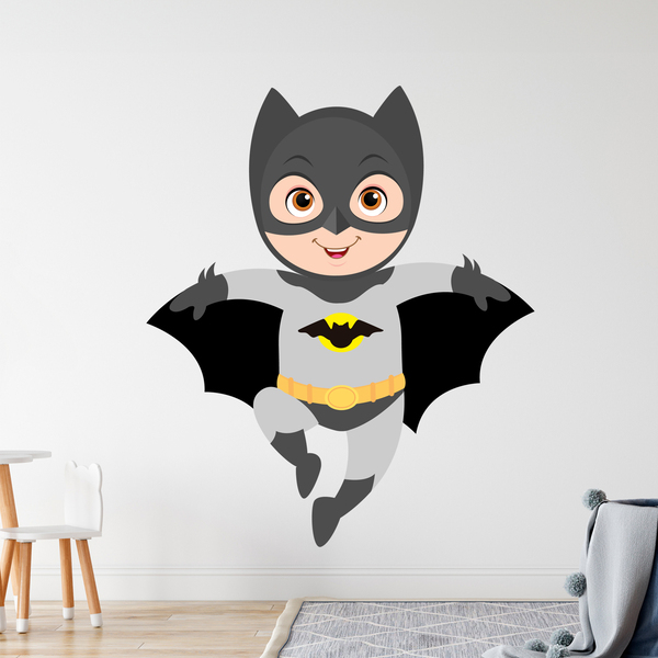 Kinderzimmer Wandtattoo: Batman fliegt