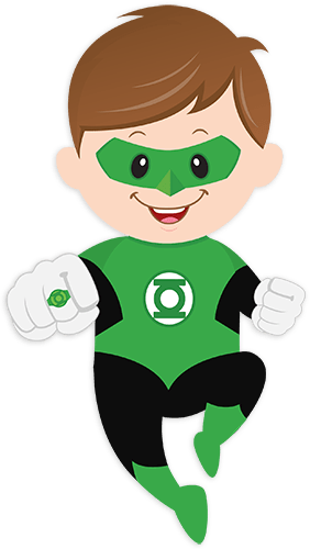 Kinderzimmer Wandtattoo: Green Lantern