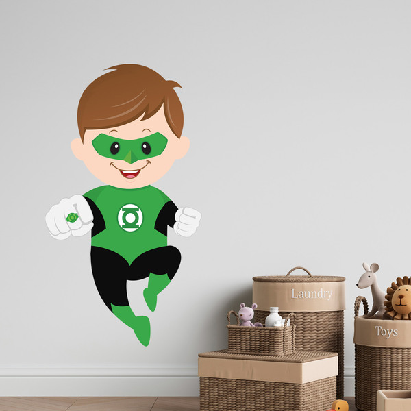 Kinderzimmer Wandtattoo: Green Lantern 4