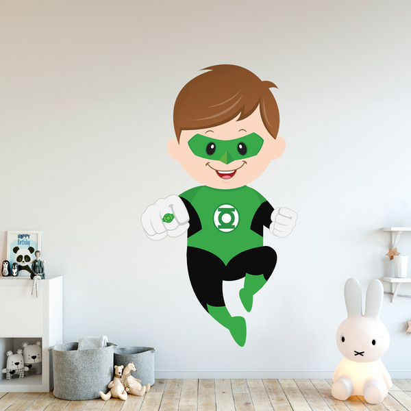 Kinderzimmer Wandtattoo: Green Lantern 5
