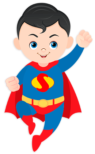 Kinderzimmer Wandtattoo: Superman fliegt