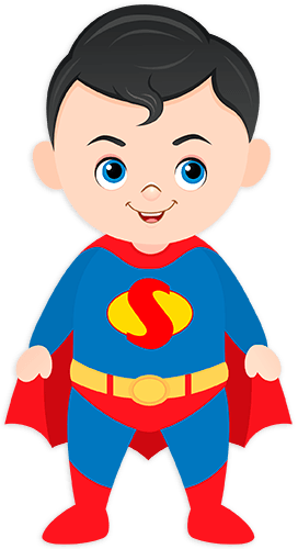 Kinderzimmer Wandtattoo: Superman Baby