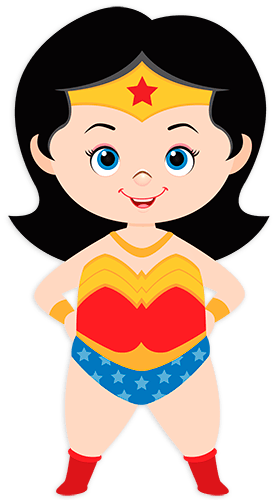 Kinderzimmer Wandtattoo: Wonder Woman