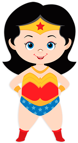 Kinderzimmer Wandtattoo: Wonderwoman