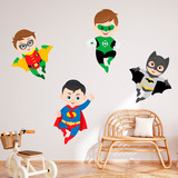 Kinderzimmer Wandtattoo: Kit Superhelden fliegen 5