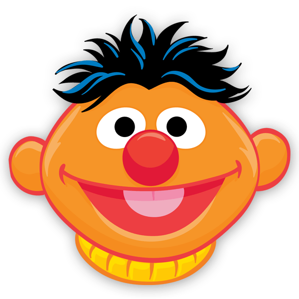 Kinderzimmer Wandtattoo: Ernie