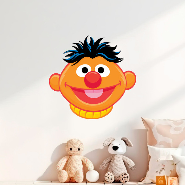 Kinderzimmer Wandtattoo: Kopf von Ernie