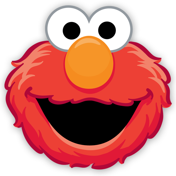 Kinderzimmer Wandtattoo: Gesicht Elmo