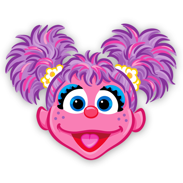 Kinderzimmer Wandtattoo: Gesicht Abby