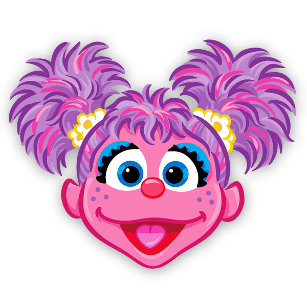 Kinderzimmer Wandtattoo: Kopf von Abby Cadabby