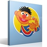 Kinderzimmer Wandtattoo: Ernie mit gelbem Entlein 4