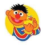 Kinderzimmer Wandtattoo: Ernie mit gelbem Entlein 6