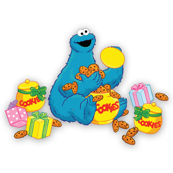 Kinderzimmer Wandtattoo: Cookie Monster