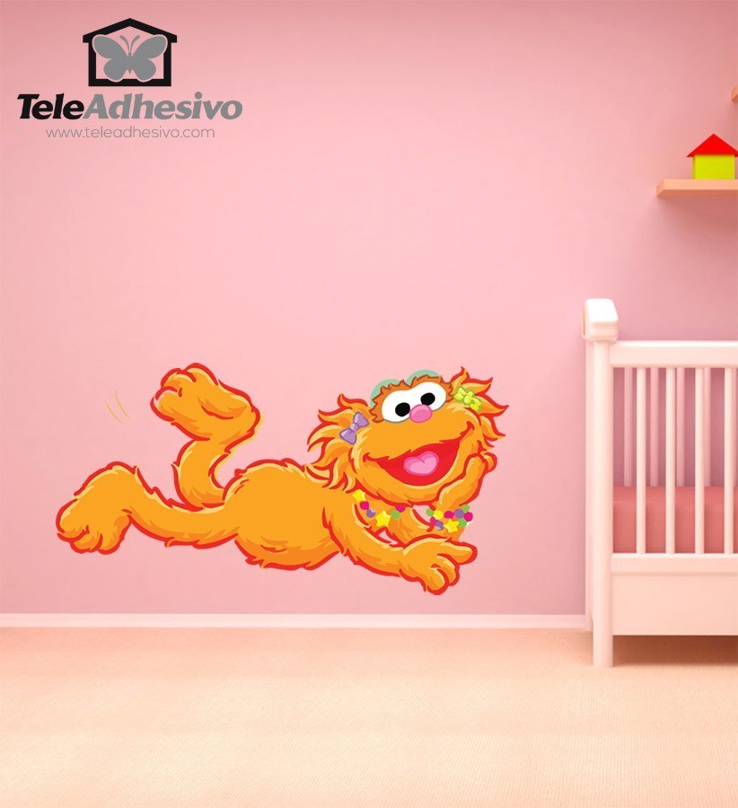Kinderzimmer Wandtattoo: Zoe der Sesamstraße