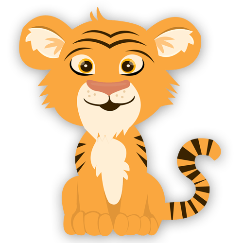 Kinderzimmer Wandtattoo: Tiger Aladdin