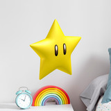 Kinderzimmer Wandtattoo: Stern von Mario Bros 3