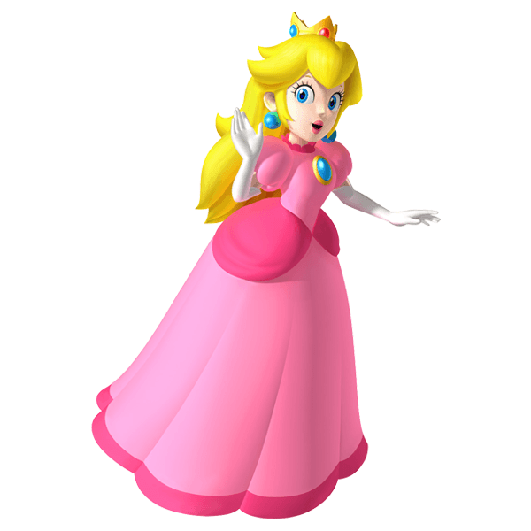 Kinderzimmer Wandtattoo: Princess Peach 2