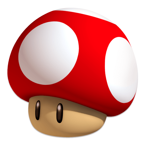Kinderzimmer Wandtattoo: Mario mushroom