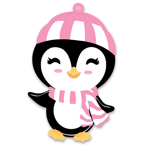 Kinderzimmer Wandtattoo: Pinguino in inverno