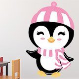 Kinderzimmer Wandtattoo: Pinguino in inverno 3