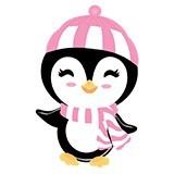 Kinderzimmer Wandtattoo: Pinguino in inverno 6