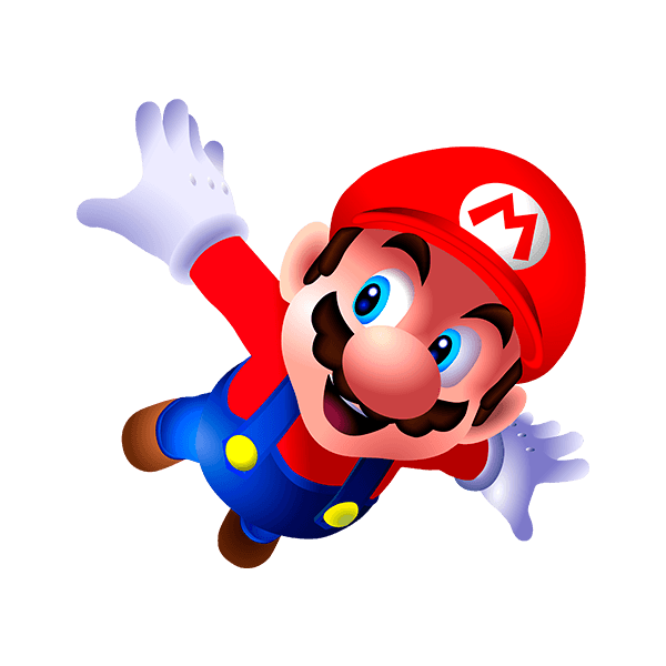 Kinderzimmer Wandtattoo: Mario Bros Fliegen