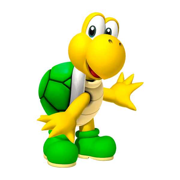 Kinderzimmer Wandtattoo: Larry Koopa Grün