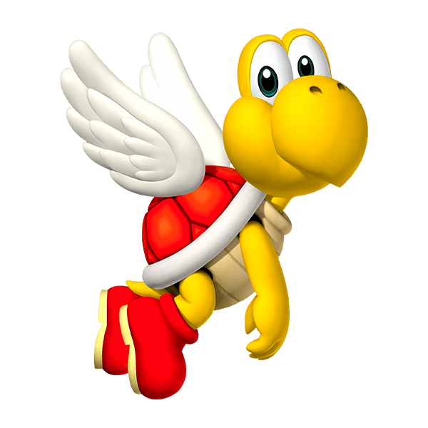 Kinderzimmer Wandtattoo: Larry Koopa-Flügel