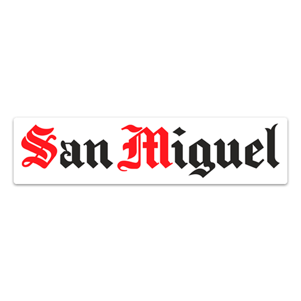 Aufkleber: Bier San Miguel