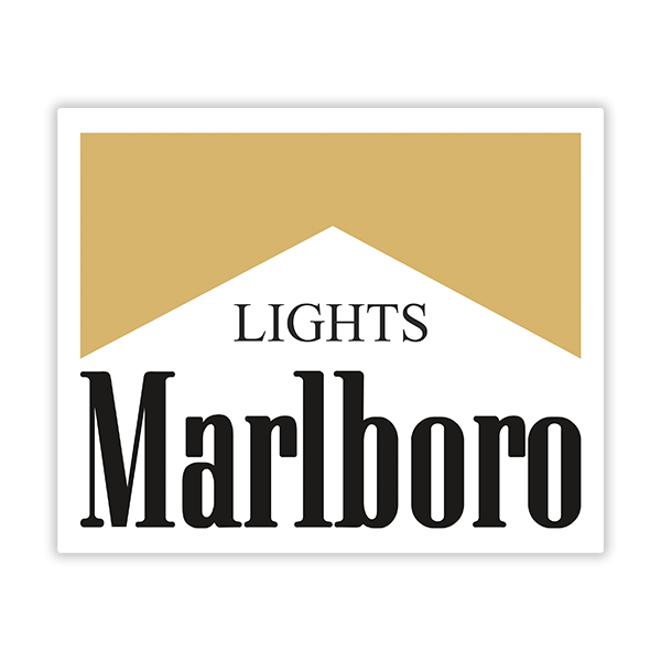 Aufkleber: Marlboro Lights