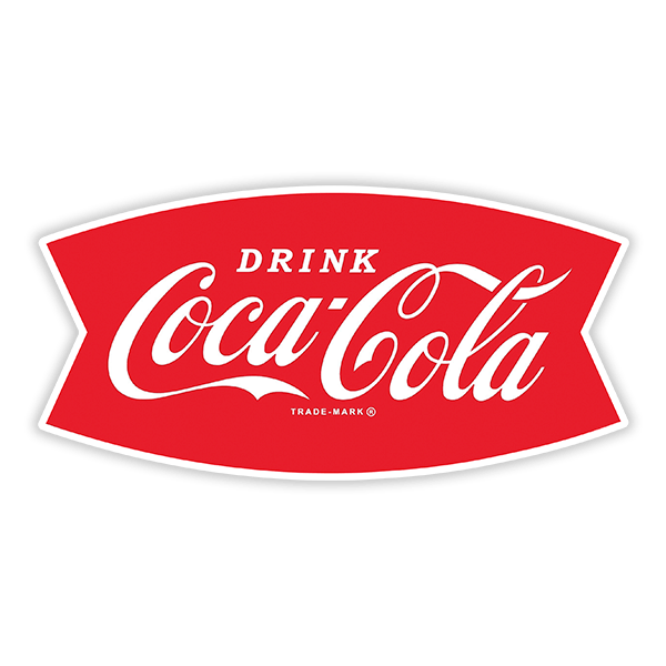 Aufkleber: Coca Cola trinken