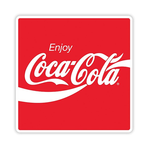 Aufkleber: Enjoy Coca Cola