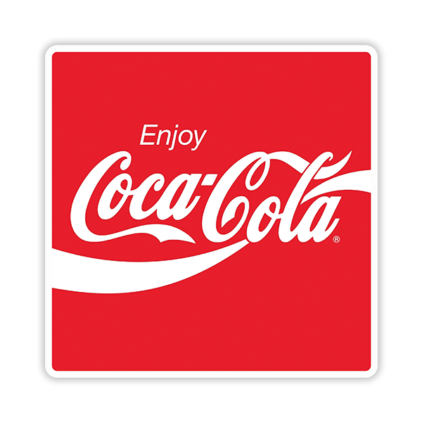 Aufkleber: Enjoy Coca Cola
