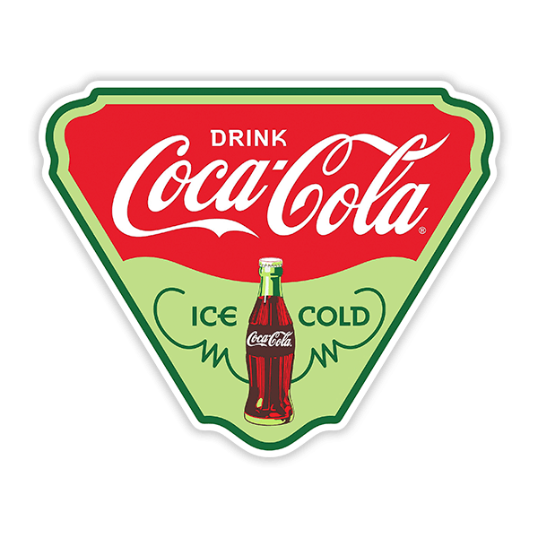 Aufkleber: Coca Cola Poster