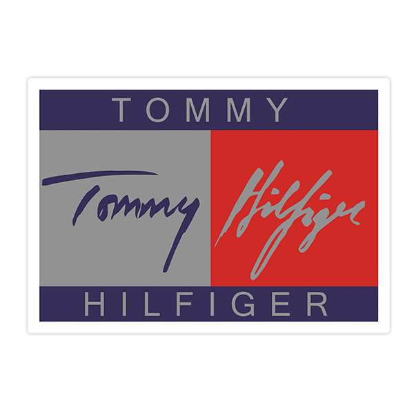 Aufkleber: Tommy Hilfiger Unterschrift 