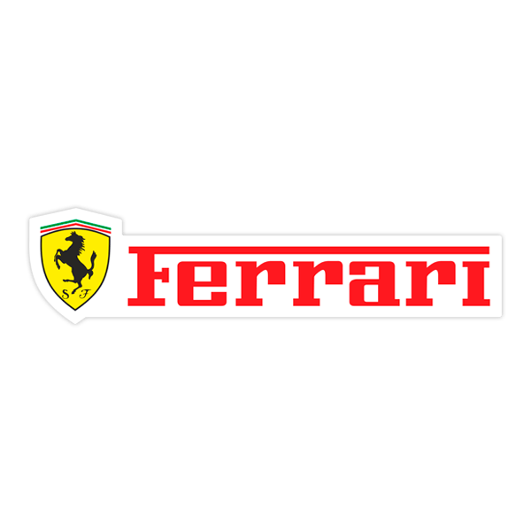 Aufkleber: Ferrari-Team 