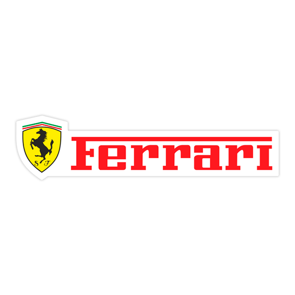 Aufkleber: Ferrari-Team