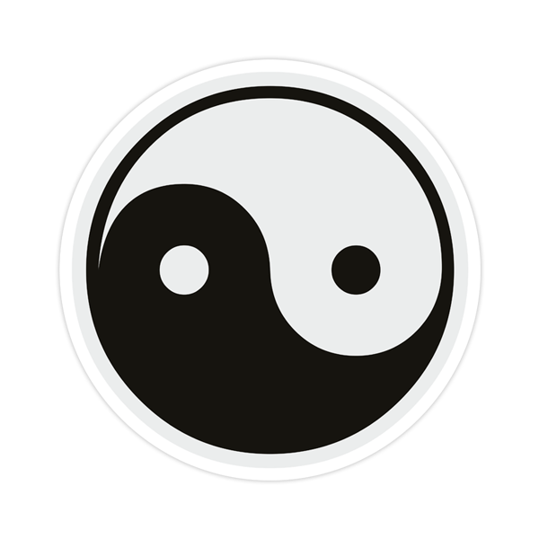 Aufkleber: Yin Yang