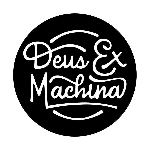Aufkleber: Deus ex Machina Kreis