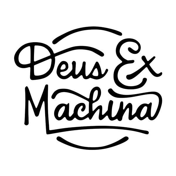 Aufkleber: Motorrad Deus ex Machina